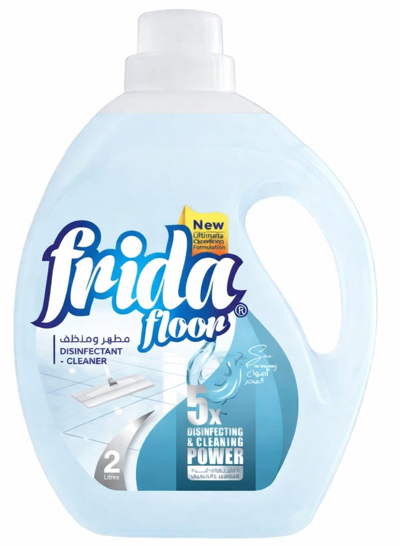 فريدا منظف ​​ومطهر الأرضيات بأمواج البحر المنعشة 2 لتر